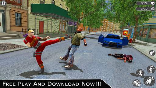 Flying Ninja Super Hero - Rescue Survival Game 3D screenshot 3