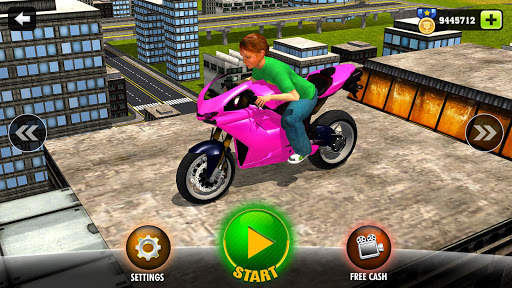Kids MotorBike Stunt Rider 3D screenshot 12
