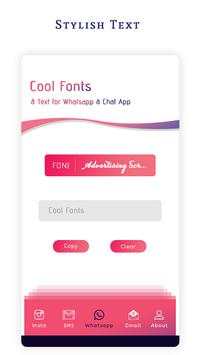 Cool Fonts Text For Whatsapp Chat App screenshot 1