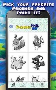 Pokemon Color By Number – Coloring Games 4 تصوير الشاشة