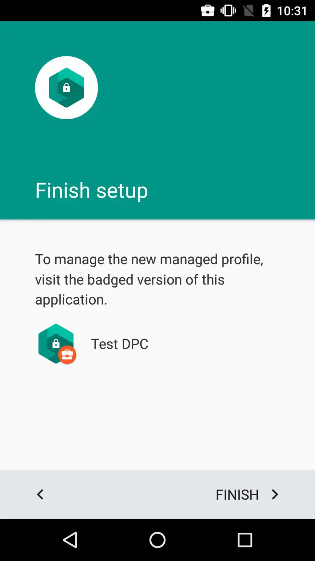 Test DPC 2.0 screenshot 2