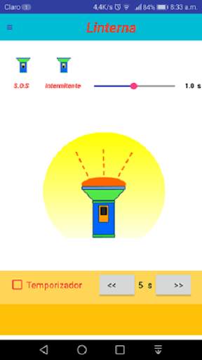 Latern flashlight flashing lamp sos reflecto screenshot 1