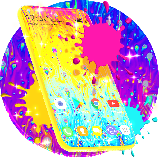 Liquid Rainbow Wallpaper Theme icon