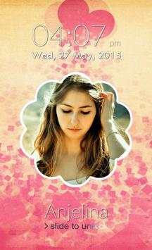 Name & Photo Lock Screen screenshot 1