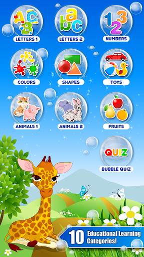 Baby Bubble Activity School with Abby Monkey Lite screenshot 1