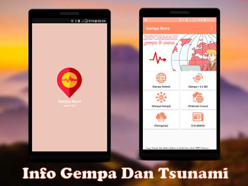 Info Gempa Bumi & Peringatan T screenshot 1