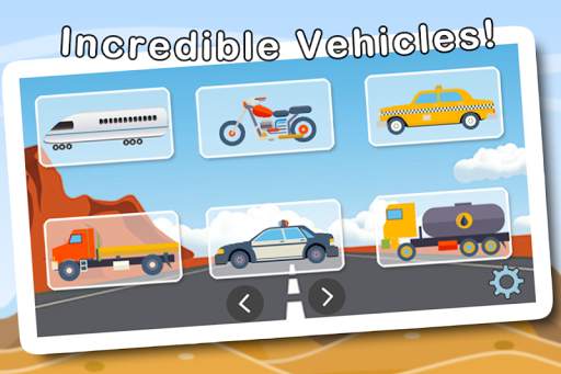 Build and Drive Cars - Puzzles For Kids screenshot 1