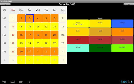 My Roster My Shift Plan screenshot 17