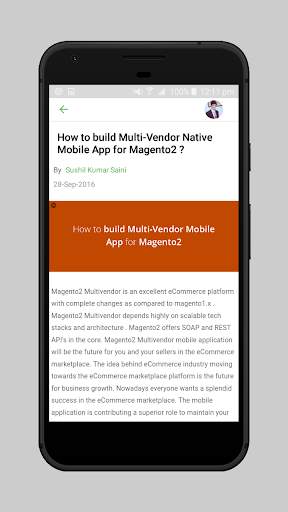 Wordpress Mobile Application Builder for Blogging screenshot 3