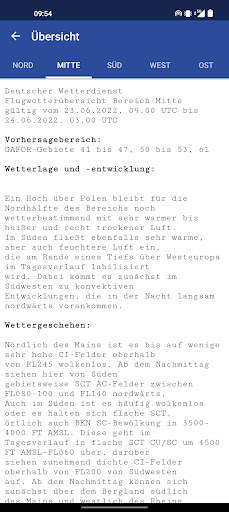 DWD FlugWetter screenshot 7