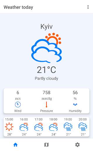 Ukraine Weather Map screenshot 1