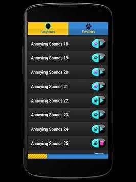 Annoying Sounds Ringtones 4 تصوير الشاشة