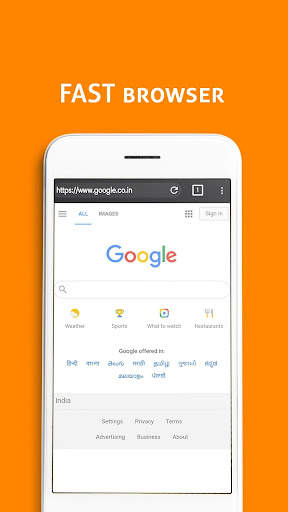 UCi browser : fast, private & safe web browser screenshot 1