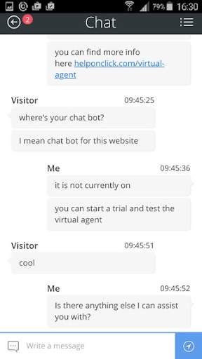 HelpOnClick Live Chat Software screenshot 5