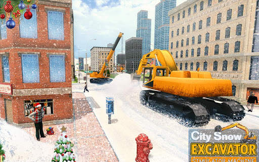 City Snow Excavator Simulator Machine screenshot 6