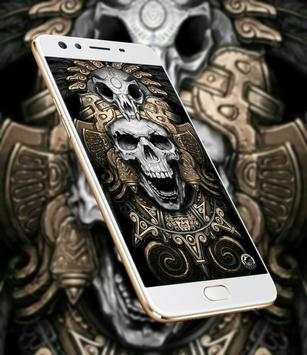 Skull Wallpapers 4 تصوير الشاشة