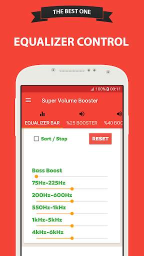 Volume Booster Sound Equalizer 6 تصوير الشاشة