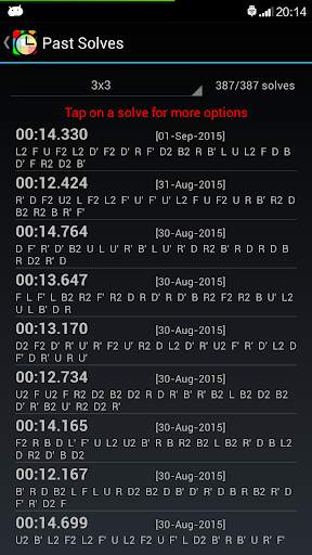 Speedcubing Timer screenshot 4