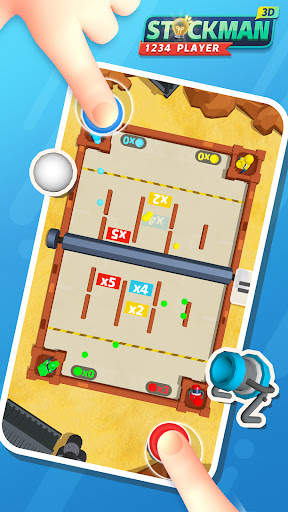 Stickman 1234 Player Games 3D screenshot 4