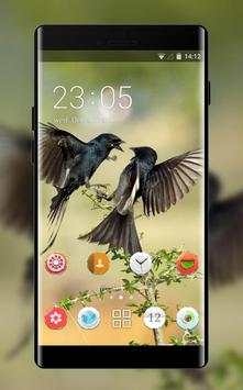 Beautiful birds theme for Lava Z60 wallpaper HD screenshot 1
