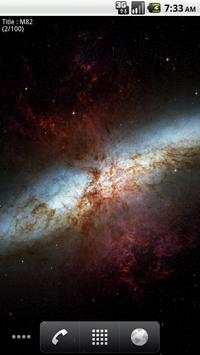 Galaxy Live Wallpaper Lite screenshot 1