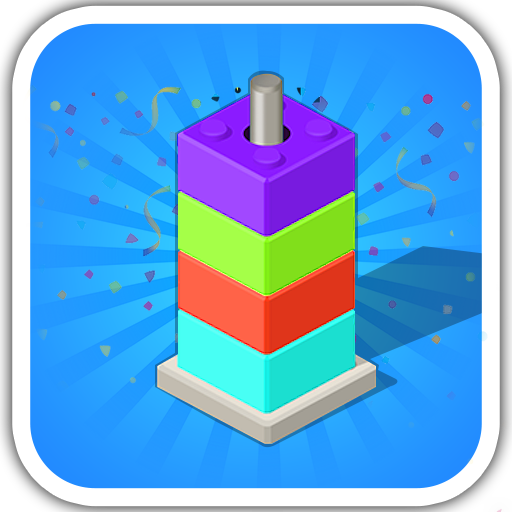 Square Hoop Sort Stack - Color Sorting Puzzle icon