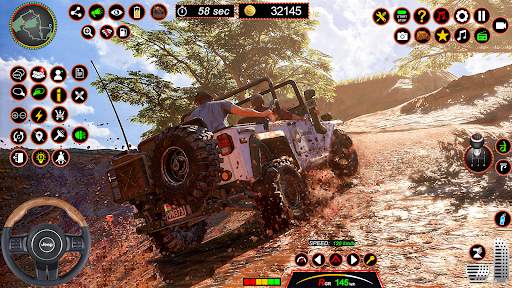 4x4 Jeep Driving Offroad Games screenshot 4