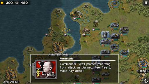 Glory of Generals -World War 2 screenshot 1