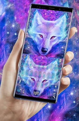 Night Light Wolf keyboard स्क्रीनशॉट 1