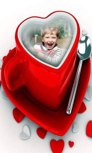 Coffee Cup Photo Frame Good Morning Application 22 تصوير الشاشة