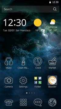 Cloudy CM Launcher Theme screenshot 1