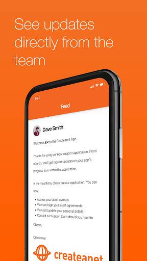 Createanet Support screenshot 4
