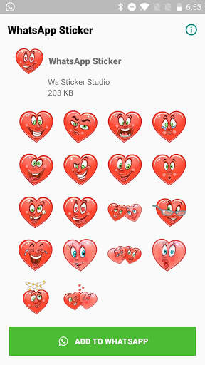 Valentine Love Sticker for WhatsApp -WAStickerApps скриншот 2