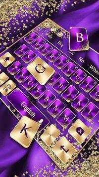 Purple Gold Luxury Keyboard screenshot 2