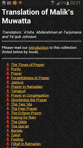 Muwatta in English screenshot 1