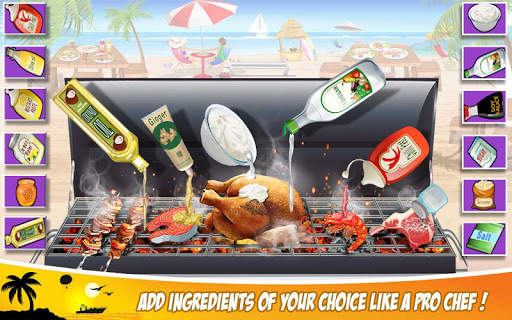 Super Chef Beach Bbq Kitchen Story Cooking Games screenshot 12