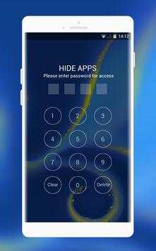 Theme for blue shining glass wallpaper screenshot 3