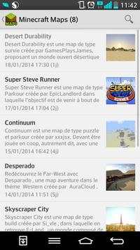 Maps Minecraft en Français screenshot 1
