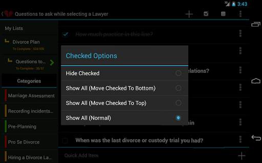 Divorce Planner - FREE screenshot 4
