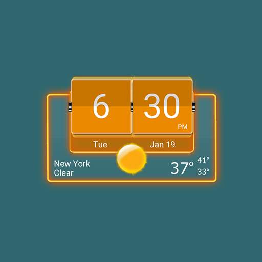 3D Flip Clock Theme Pack 05 2.0.0