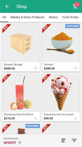 Firti shop screenshot 2