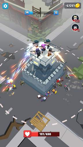 Merge Zombie Tower screenshot 3