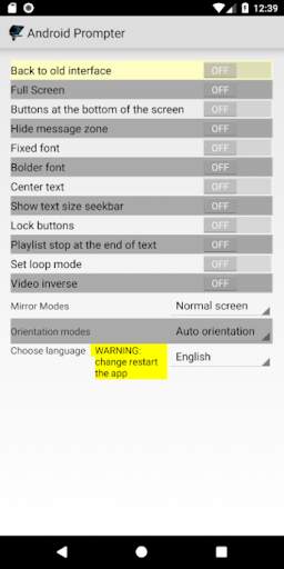 A Prompter for Android screenshot 5