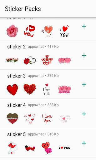 Love Stickers For Whatsapp screenshot 1