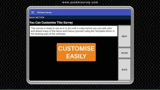 PS Mobile/PocketSurvey/Pocket Survey for Surveyors screenshot 8