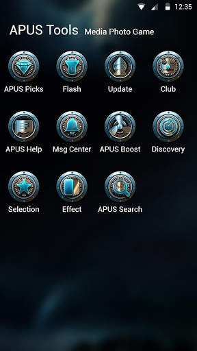 Magic mental universe-APUS Launcher theme screenshot 3