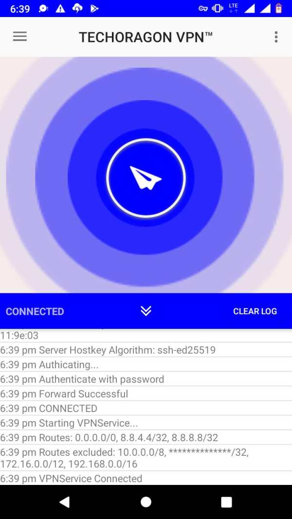 TECHORAGON VPN - Free SSH/HTTP/SSL VPN screenshot 1