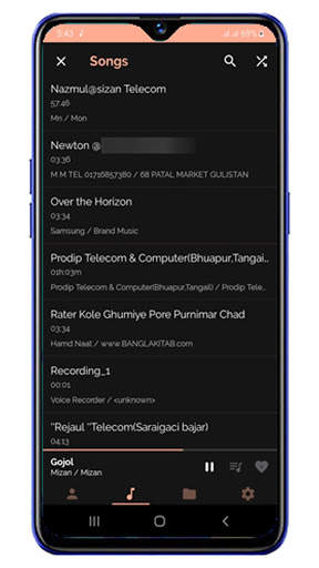 Music Player : No ads screenshot 7