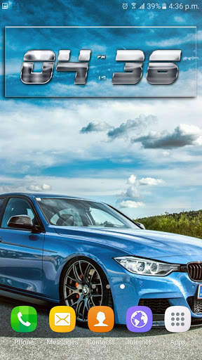 Cars Clock Wallpaper HD screenshot 4