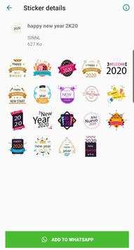 New Year Sticker for Whatsapp - WAStickerApps screenshot 5